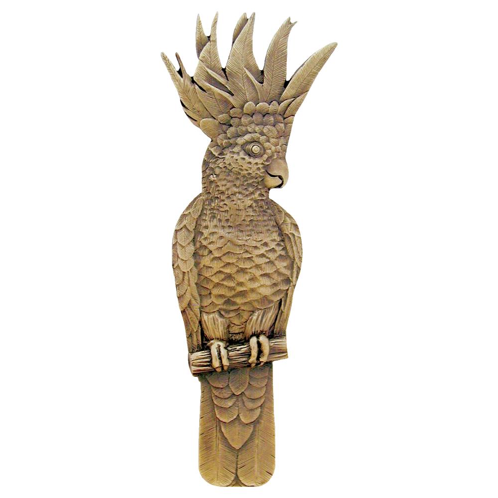 Notting Hill NHP-325-AB-L Cockatoo Pull Antique Brass (Vertical - Left side)